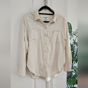 Velvet Heart Cream Denim Shirt